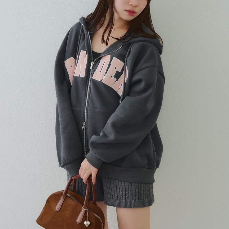 裏起毛 ビッグロゴジップパーカー | RMAF　NICE CLAUP / OLIVE des OLIVE | 詳細画像27 