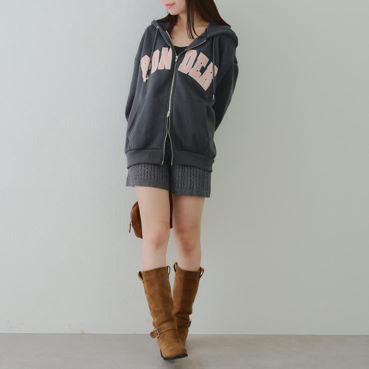 裏起毛 ビッグロゴジップパーカー | RMAF　NICE CLAUP / OLIVE des OLIVE | 詳細画像31 