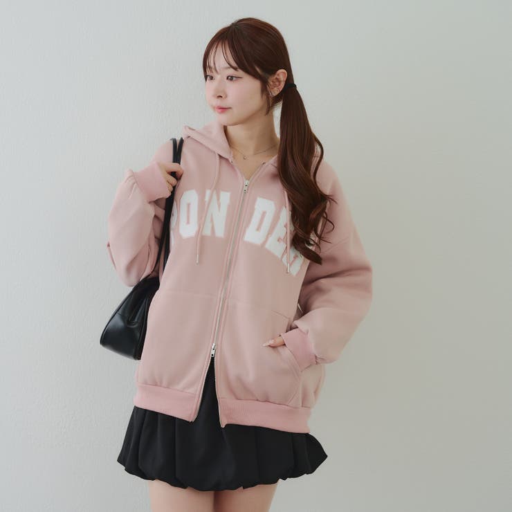 裏起毛 ビッグロゴジップパーカー | RMAF　NICE CLAUP / OLIVE des OLIVE | 詳細画像40 