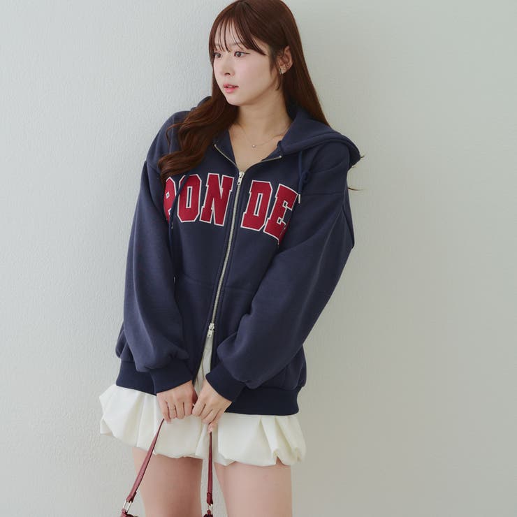 裏起毛 ビッグロゴジップパーカー | RMAF　NICE CLAUP / OLIVE des OLIVE | 詳細画像48 