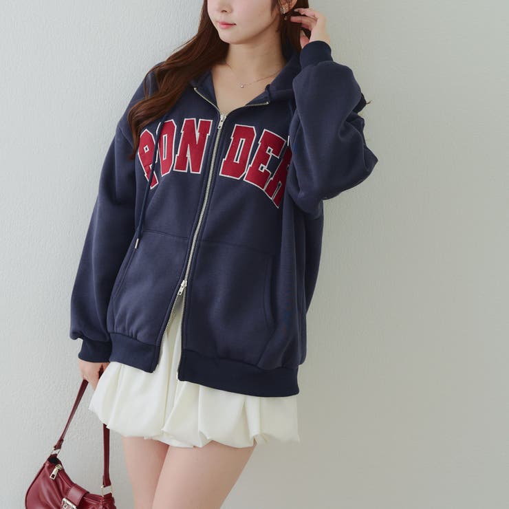 裏起毛 ビッグロゴジップパーカー | RMAF　NICE CLAUP / OLIVE des OLIVE | 詳細画像50 