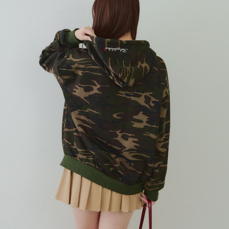 裏起毛 ビッグロゴジップパーカー | RMAF　NICE CLAUP / OLIVE des OLIVE | 詳細画像62 