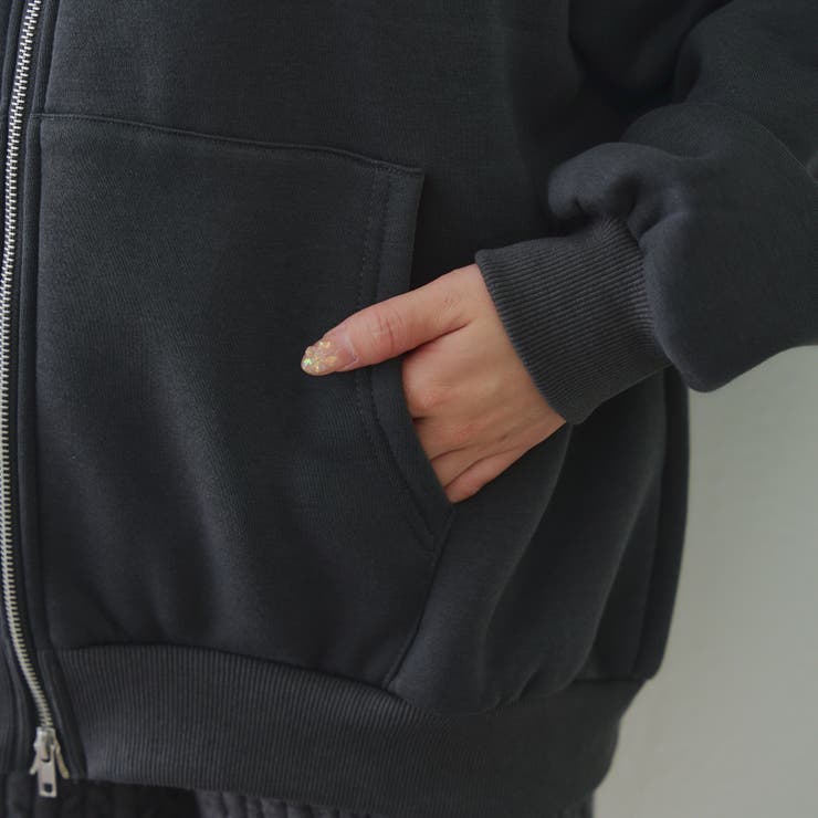 裏起毛 ビッグロゴジップパーカー | RMAF　NICE CLAUP / OLIVE des OLIVE | 詳細画像74 