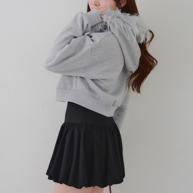 【セットアップ対応】フードファー付キラキラパーカー | RMAF　NICE CLAUP / OLIVE des OLIVE | 詳細画像13 