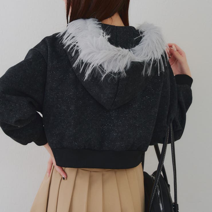 【セットアップ対応】フードファー付キラキラパーカー | RMAF　NICE CLAUP / OLIVE des OLIVE | 詳細画像22 