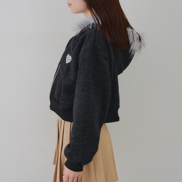 【セットアップ対応】フードファー付キラキラパーカー | RMAF　NICE CLAUP / OLIVE des OLIVE | 詳細画像28 