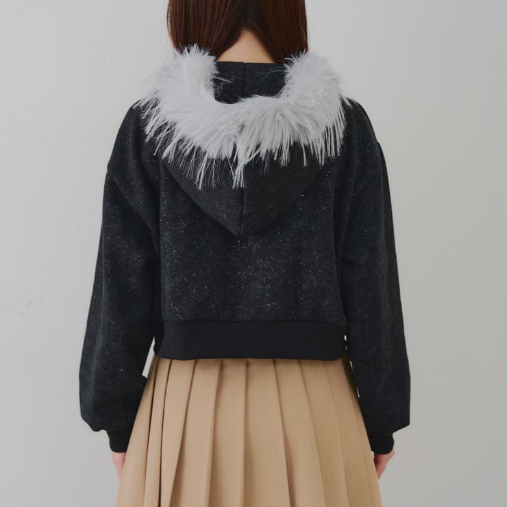 【セットアップ対応】フードファー付キラキラパーカー | RMAF　NICE CLAUP / OLIVE des OLIVE | 詳細画像29 