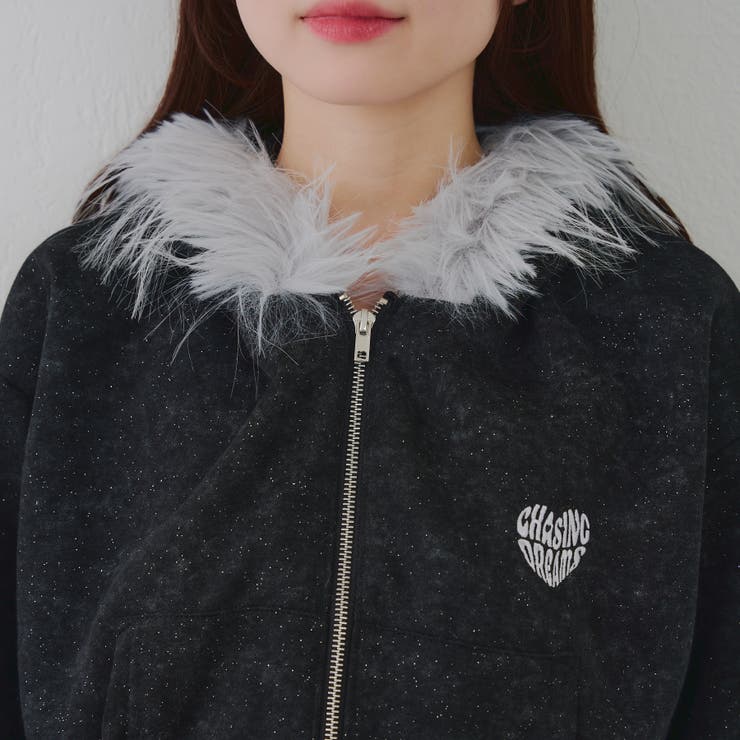 【セットアップ対応】フードファー付キラキラパーカー | RMAF　NICE CLAUP / OLIVE des OLIVE | 詳細画像31 