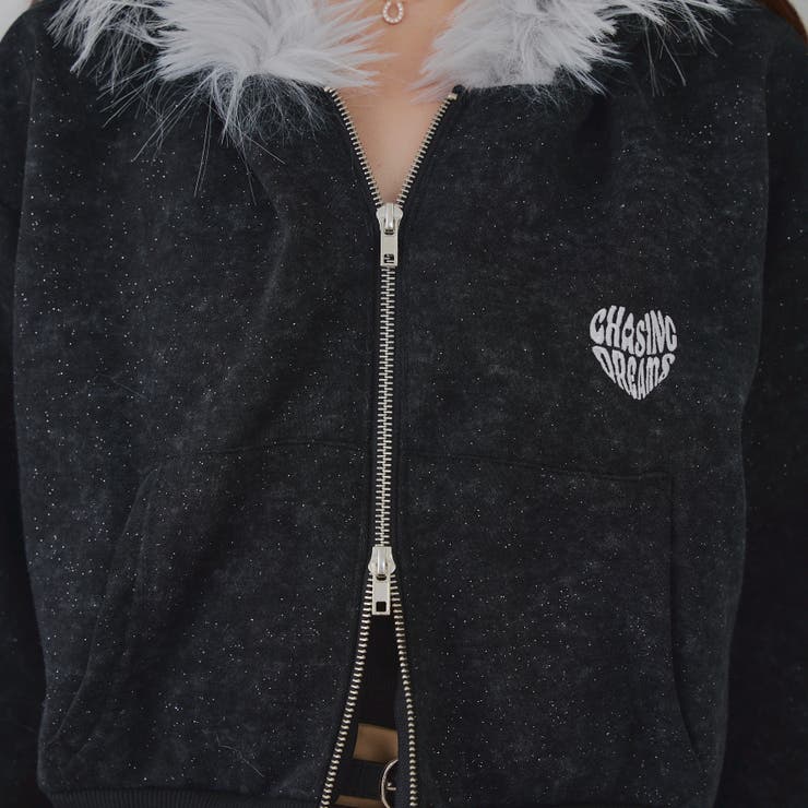 【セットアップ対応】フードファー付キラキラパーカー | RMAF　NICE CLAUP / OLIVE des OLIVE | 詳細画像36 