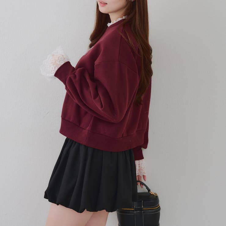 レース付ビジュースウェット | RMAF　NICE CLAUP / OLIVE des OLIVE | 詳細画像4 