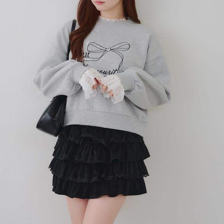 レース付ビジュースウェット | RMAF　NICE CLAUP / OLIVE des OLIVE | 詳細画像22 