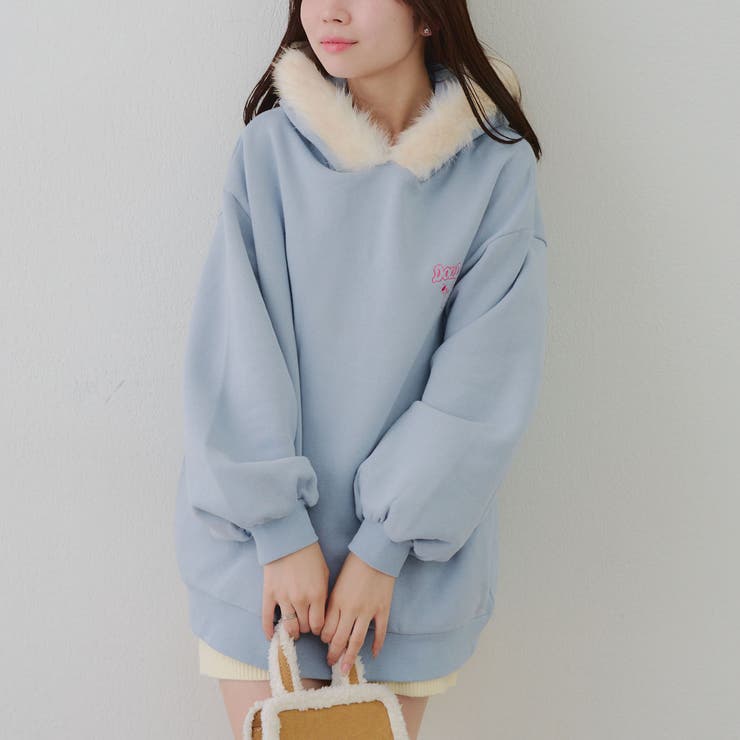 裏起毛 オタ活うさぎパーカー | RMAF　NICE CLAUP / OLIVE des OLIVE | 詳細画像12 