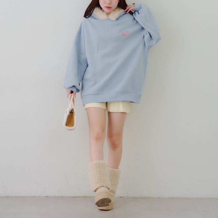 裏起毛 オタ活うさぎパーカー | RMAF　NICE CLAUP / OLIVE des OLIVE | 詳細画像16 