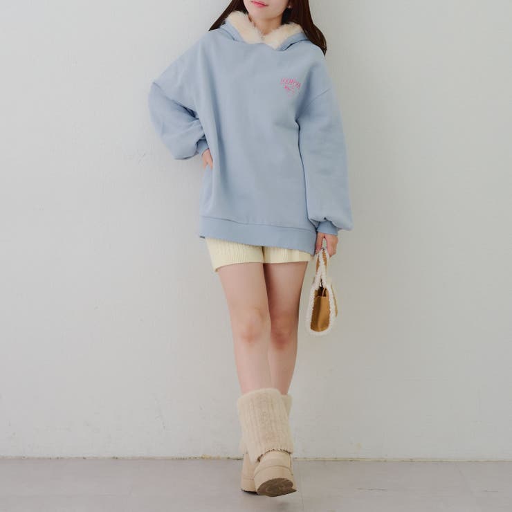 裏起毛 オタ活うさぎパーカー | RMAF　NICE CLAUP / OLIVE des OLIVE | 詳細画像19 