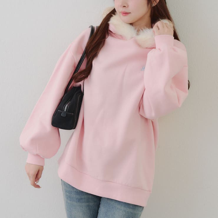 裏起毛 オタ活うさぎパーカー | RMAF　NICE CLAUP / OLIVE des OLIVE | 詳細画像21 