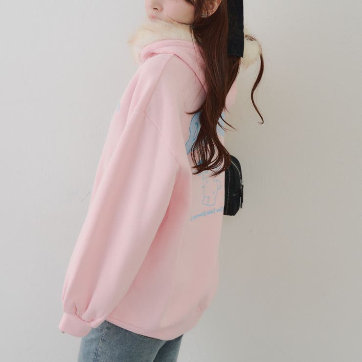 裏起毛 オタ活うさぎパーカー | RMAF　NICE CLAUP / OLIVE des OLIVE | 詳細画像22 