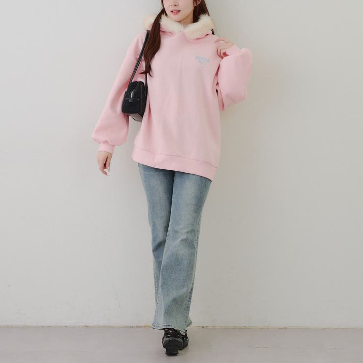 裏起毛 オタ活うさぎパーカー | RMAF　NICE CLAUP / OLIVE des OLIVE | 詳細画像23 