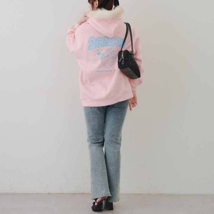 裏起毛 オタ活うさぎパーカー | RMAF　NICE CLAUP / OLIVE des OLIVE | 詳細画像26 