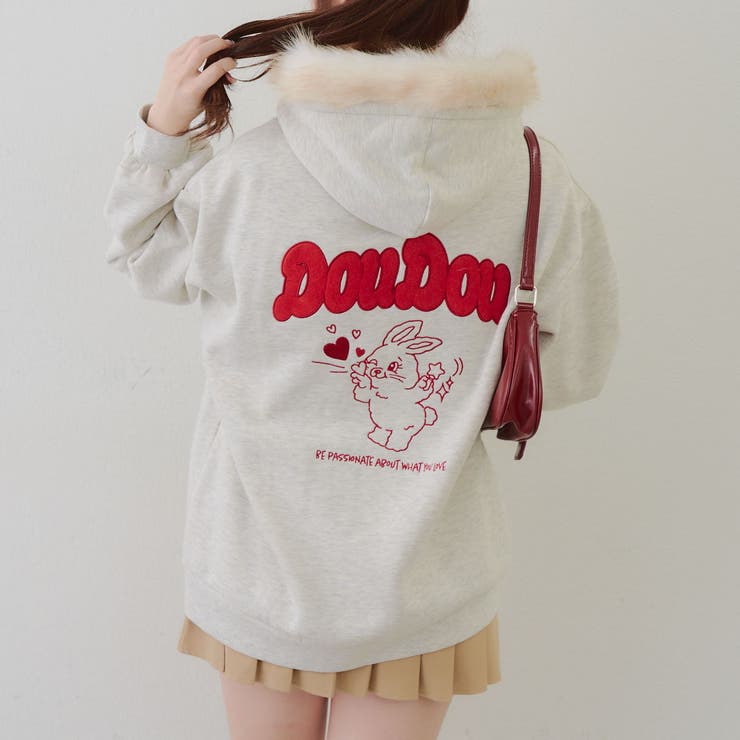 裏起毛 オタ活うさぎパーカー[品番：OLOW0017039]｜RMAF NICE CLAUP