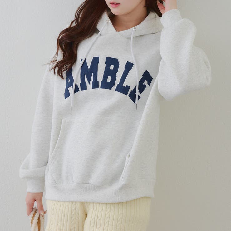 【裏起毛】ロゴフードパーカー | RMAF　NICE CLAUP / OLIVE des OLIVE | 詳細画像2 