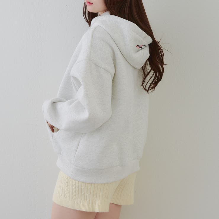 【裏起毛】ロゴフードパーカー | RMAF　NICE CLAUP / OLIVE des OLIVE | 詳細画像3 