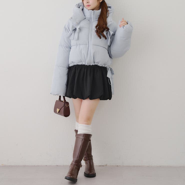 リボンが可愛いガーリーアウター♪2WAYリボン中綿ブルゾン | RMAF　NICE CLAUP / OLIVE des OLIVE | 詳細画像26 