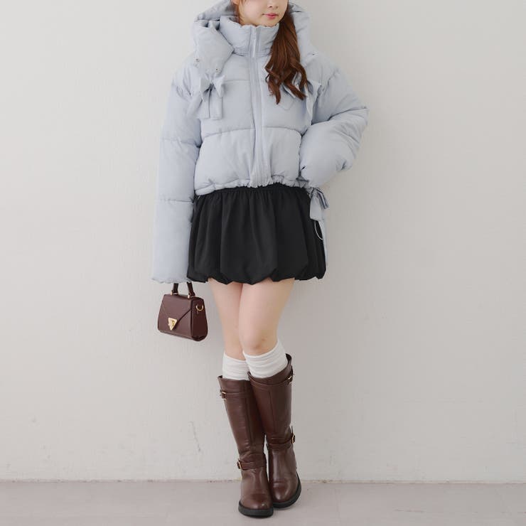 リボンが可愛いガーリーアウター♪2WAYリボン中綿ブルゾン | RMAF　NICE CLAUP / OLIVE des OLIVE | 詳細画像28 