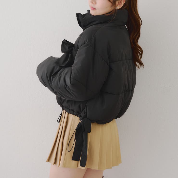 リボンが可愛いガーリーアウター♪2WAYリボン中綿ブルゾン | RMAF　NICE CLAUP / OLIVE des OLIVE | 詳細画像42 