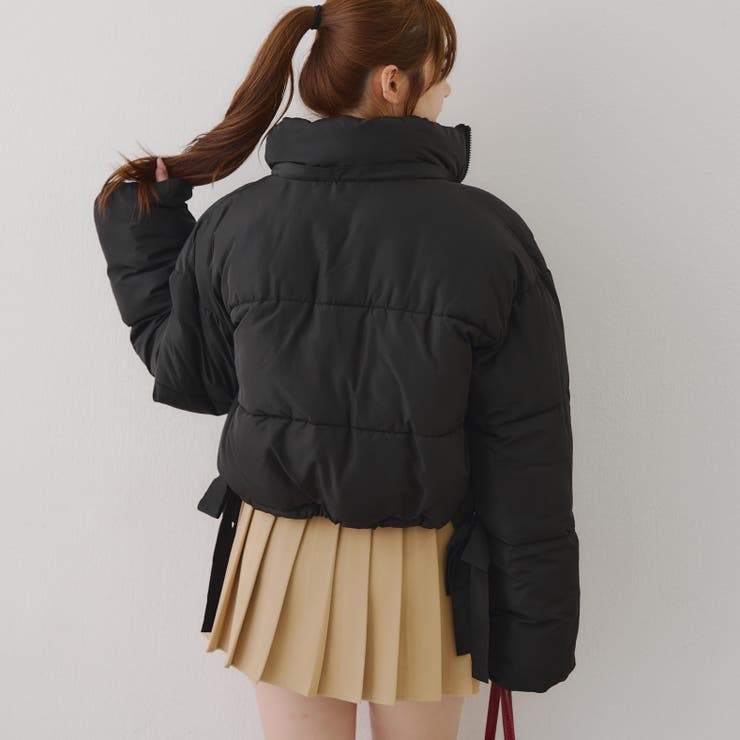 リボンが可愛いガーリーアウター♪2WAYリボン中綿ブルゾン | RMAF　NICE CLAUP / OLIVE des OLIVE | 詳細画像43 