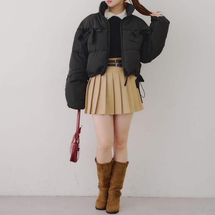 リボンが可愛いガーリーアウター♪2WAYリボン中綿ブルゾン | RMAF　NICE CLAUP / OLIVE des OLIVE | 詳細画像44 