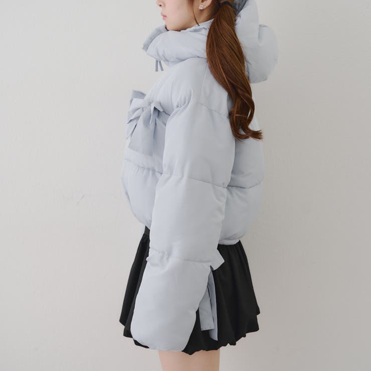 リボンが可愛いガーリーアウター♪2WAYリボン中綿ブルゾン | RMAF　NICE CLAUP / OLIVE des OLIVE | 詳細画像67 