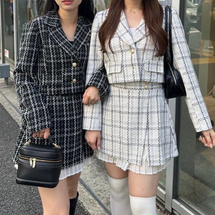 【セットアップ対応】ツイードジャケット | RMAF　NICE CLAUP / OLIVE des OLIVE | 詳細画像1 