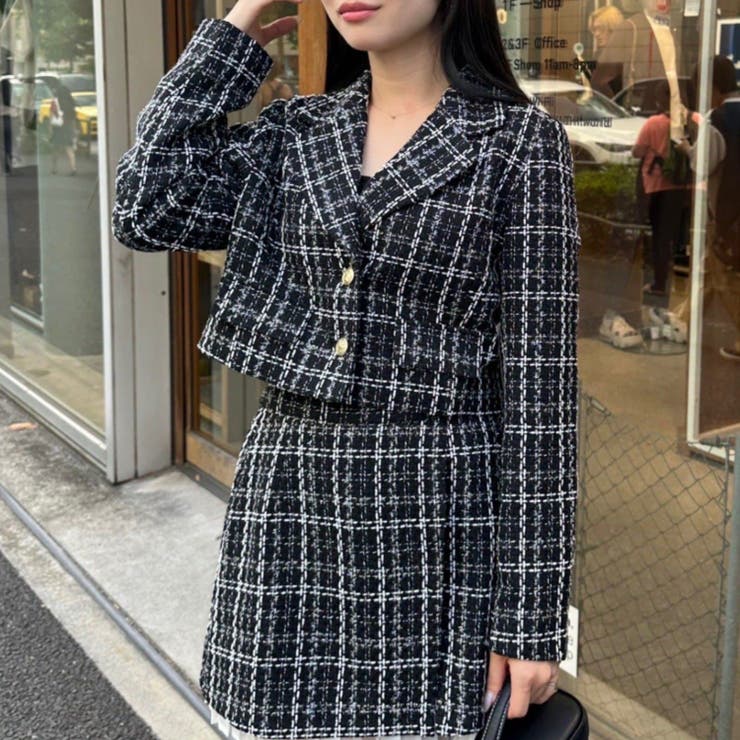 【セットアップ対応】ツイードジャケット | RMAF　NICE CLAUP / OLIVE des OLIVE | 詳細画像8 