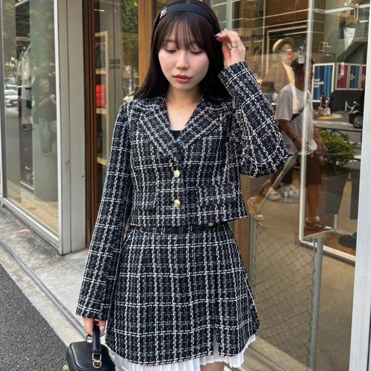 【セットアップ対応】ツイードジャケット | RMAF　NICE CLAUP / OLIVE des OLIVE | 詳細画像9 