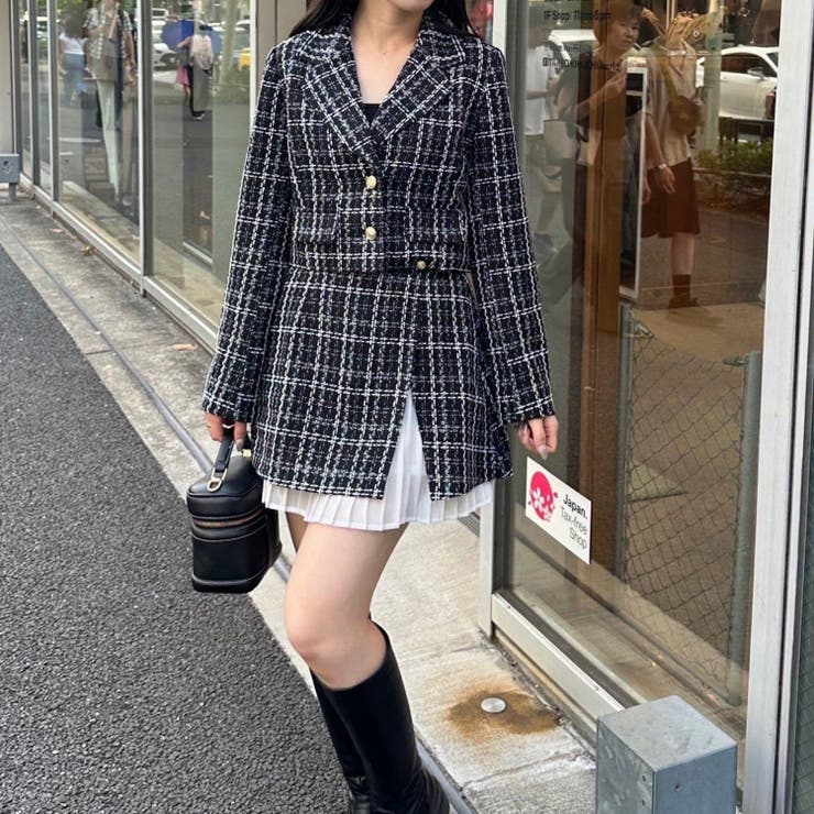 【セットアップ対応】ツイードジャケット | RMAF　NICE CLAUP / OLIVE des OLIVE | 詳細画像10 
