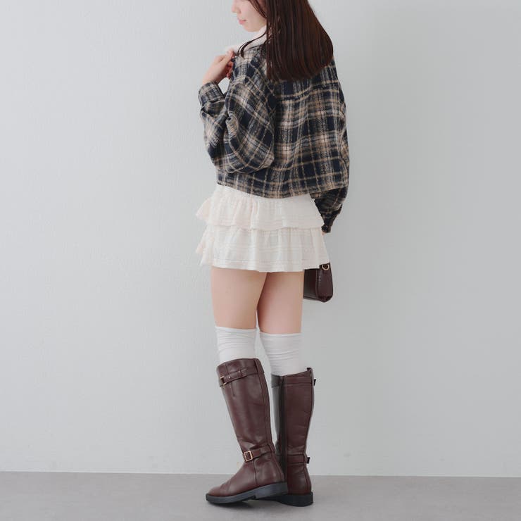 衿ファー付ショートジャケット | RMAF　NICE CLAUP / OLIVE des OLIVE | 詳細画像16 
