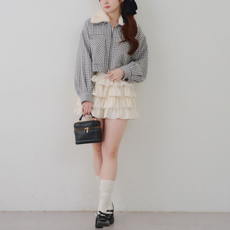 衿ファー付ショートジャケット | RMAF　NICE CLAUP / OLIVE des OLIVE | 詳細画像20 