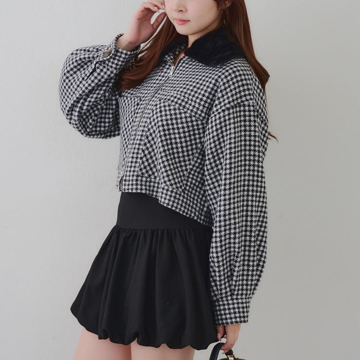 衿ファー付ショートジャケット | RMAF　NICE CLAUP / OLIVE des OLIVE | 詳細画像28 