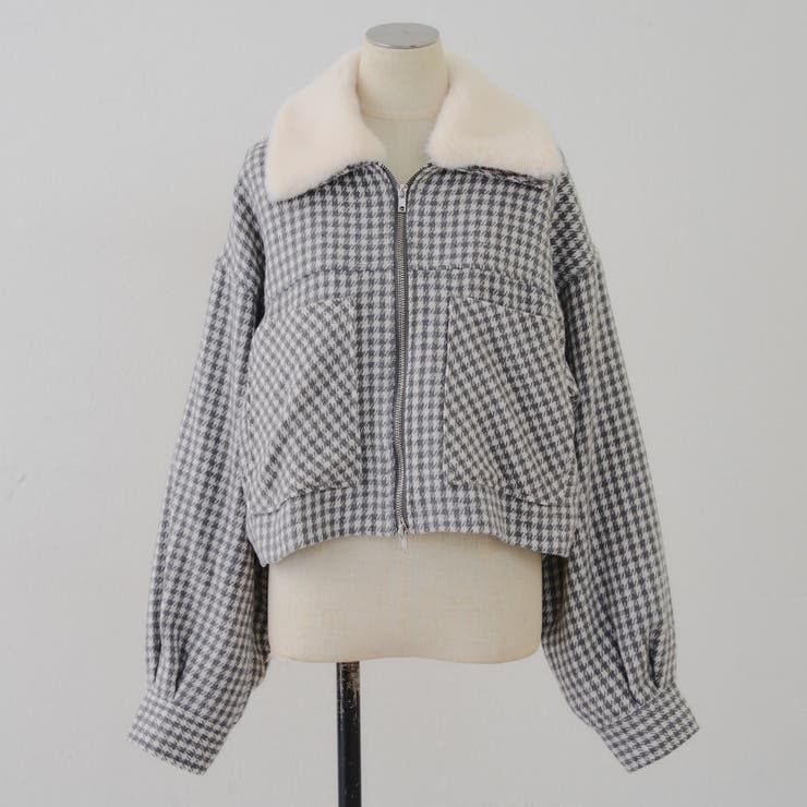 衿ファー付ショートジャケット | RMAF　NICE CLAUP / OLIVE des OLIVE | 詳細画像43 