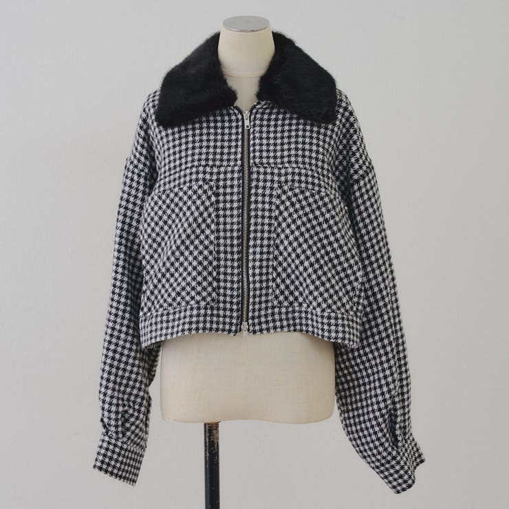 衿ファー付ショートジャケット | RMAF　NICE CLAUP / OLIVE des OLIVE | 詳細画像44 