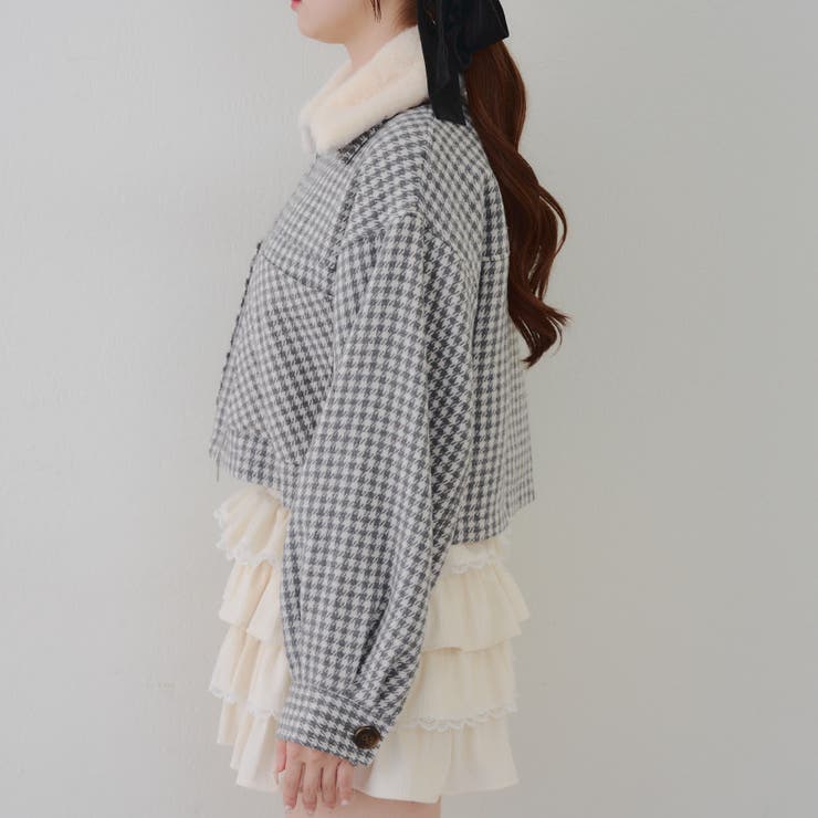 衿ファー付ショートジャケット | RMAF　NICE CLAUP / OLIVE des OLIVE | 詳細画像46 