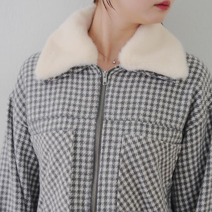 衿ファー付ショートジャケット | RMAF　NICE CLAUP / OLIVE des OLIVE | 詳細画像48 