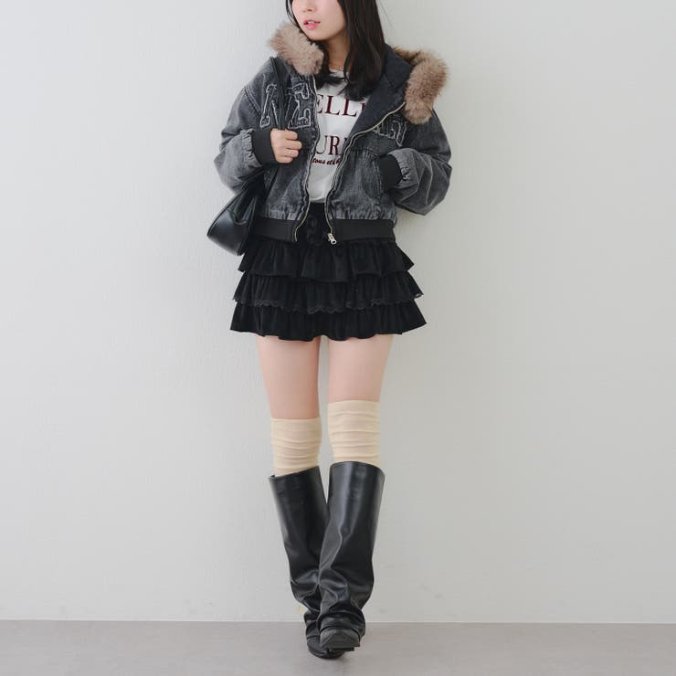 【丈を選べる】ファー付フードブルゾン | RMAF　NICE CLAUP / OLIVE des OLIVE | 詳細画像14 