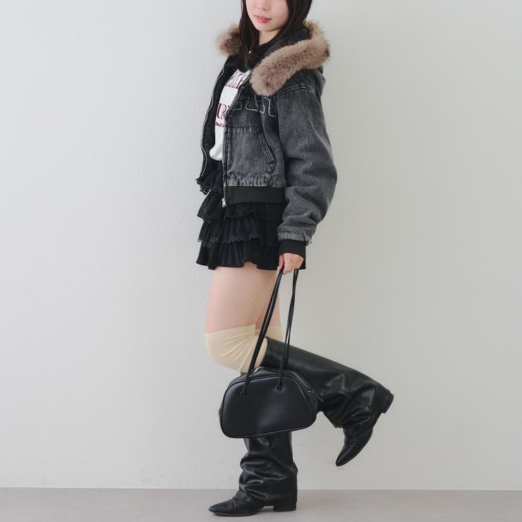 【丈を選べる】ファー付フードブルゾン | RMAF　NICE CLAUP / OLIVE des OLIVE | 詳細画像16 