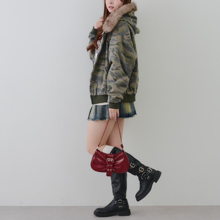 【丈を選べる】ファー付フードブルゾン | RMAF　NICE CLAUP / OLIVE des OLIVE | 詳細画像27 