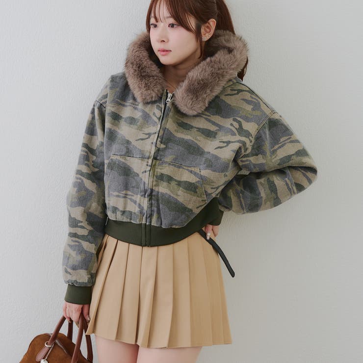 【丈を選べる】ファー付フードブルゾン | RMAF　NICE CLAUP / OLIVE des OLIVE | 詳細画像29 