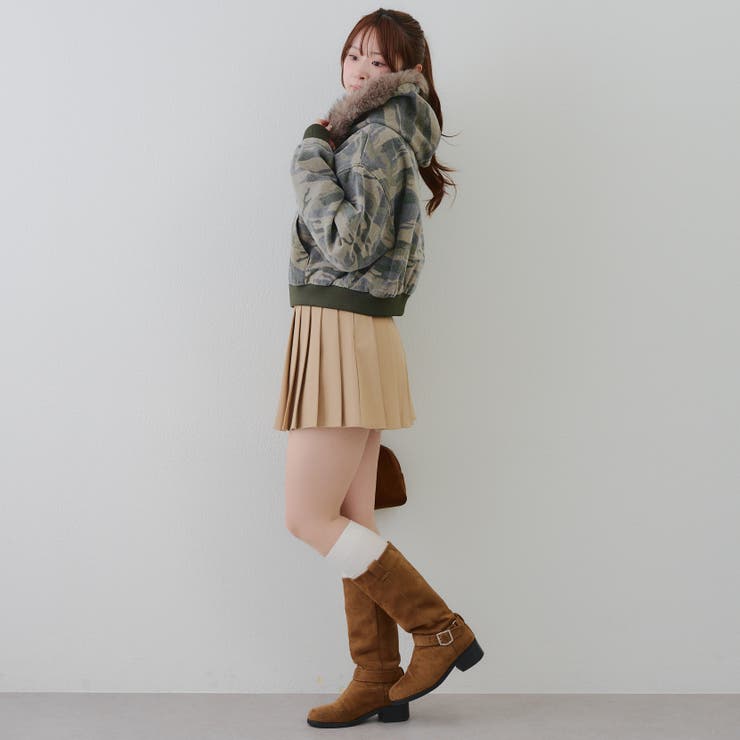 【丈を選べる】ファー付フードブルゾン | RMAF　NICE CLAUP / OLIVE des OLIVE | 詳細画像34 