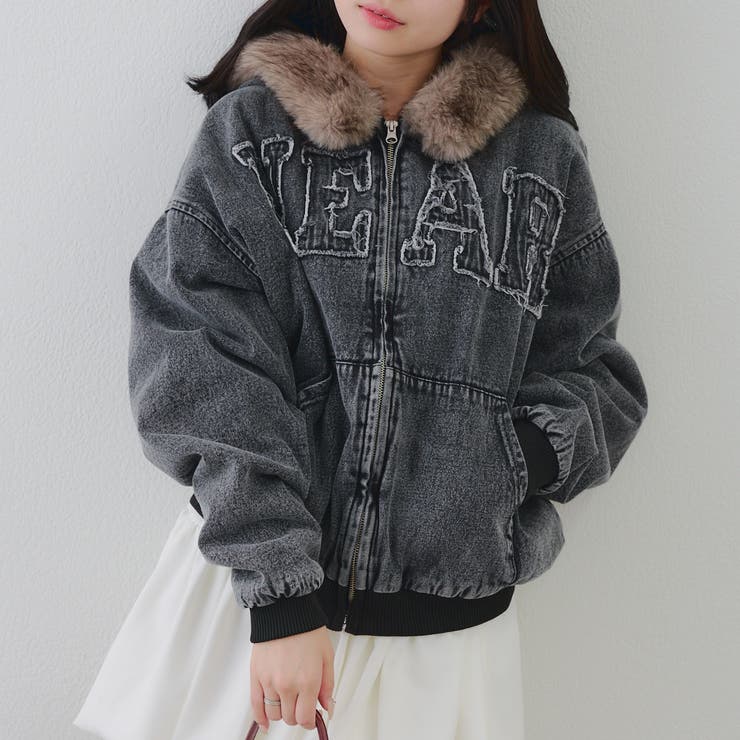 【丈を選べる】ファー付フードブルゾン | RMAF　NICE CLAUP / OLIVE des OLIVE | 詳細画像3 