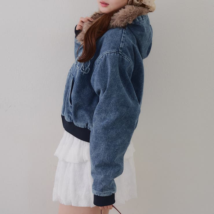 【丈を選べる】ファー付フードブルゾン | RMAF　NICE CLAUP / OLIVE des OLIVE | 詳細画像39 