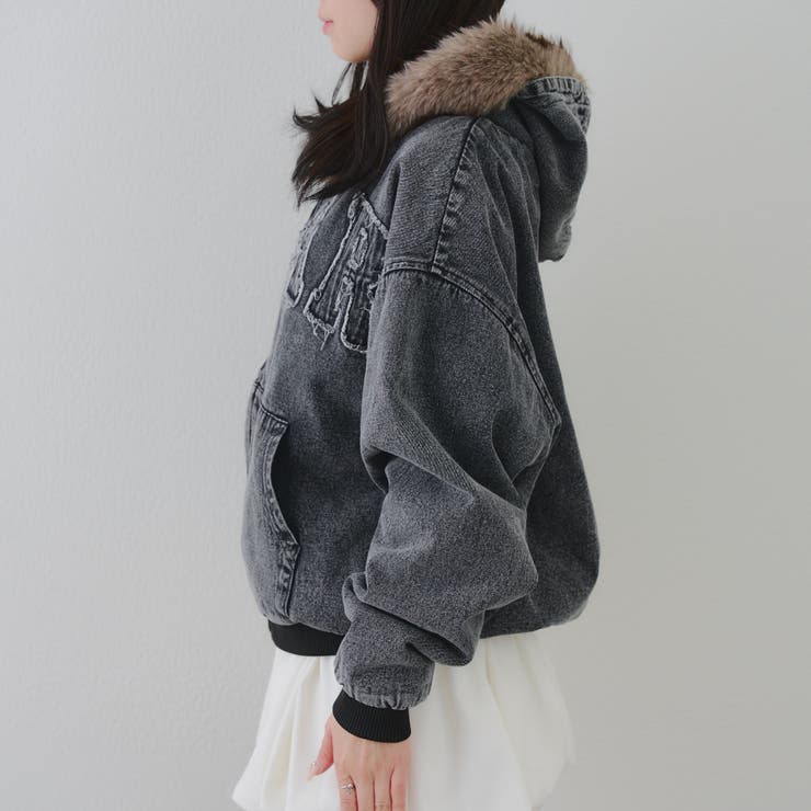 【丈を選べる】ファー付フードブルゾン | RMAF　NICE CLAUP / OLIVE des OLIVE | 詳細画像50 